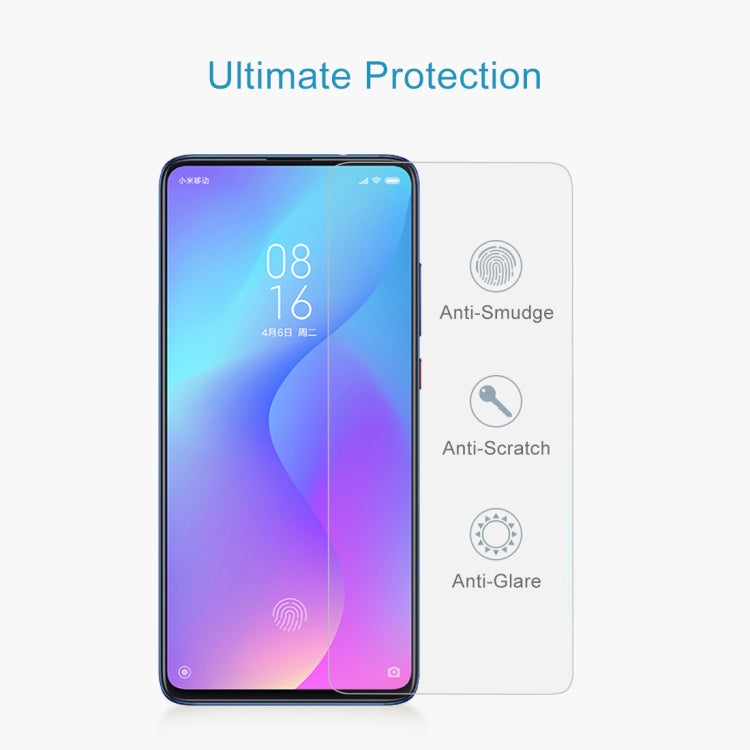 Tempered glass screen protector for curved phone screen with smooth protective layer