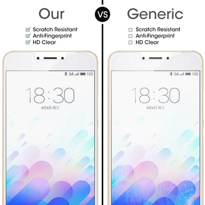HD clear tempered glass screen protectors, scratch resistant for smartphone