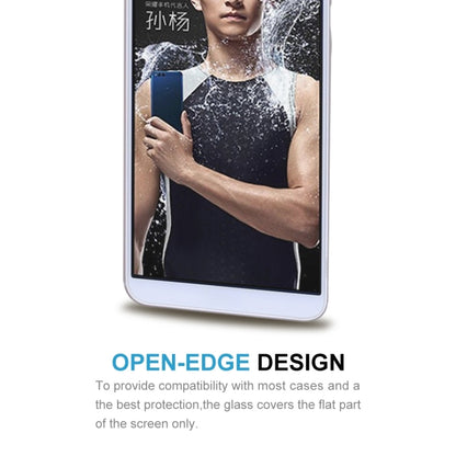Clear tempered glass screen protector for Honor Play 7X on phone screen