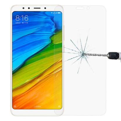 Tempered glass screen protector for Redmi 5, clear 2.5D edge shield