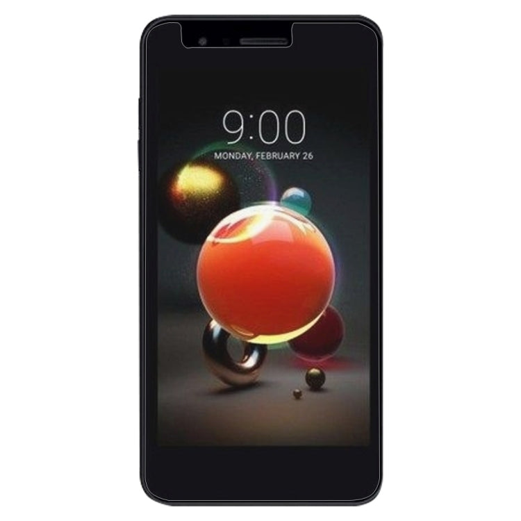 Clear tempered glass screen protector film for LG K8 2018, front panel cover
