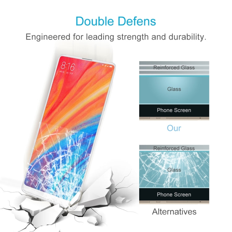 Tempered glass screen protector for Xiaomi Mi Mix 2s with reinforced, impact-resistant design