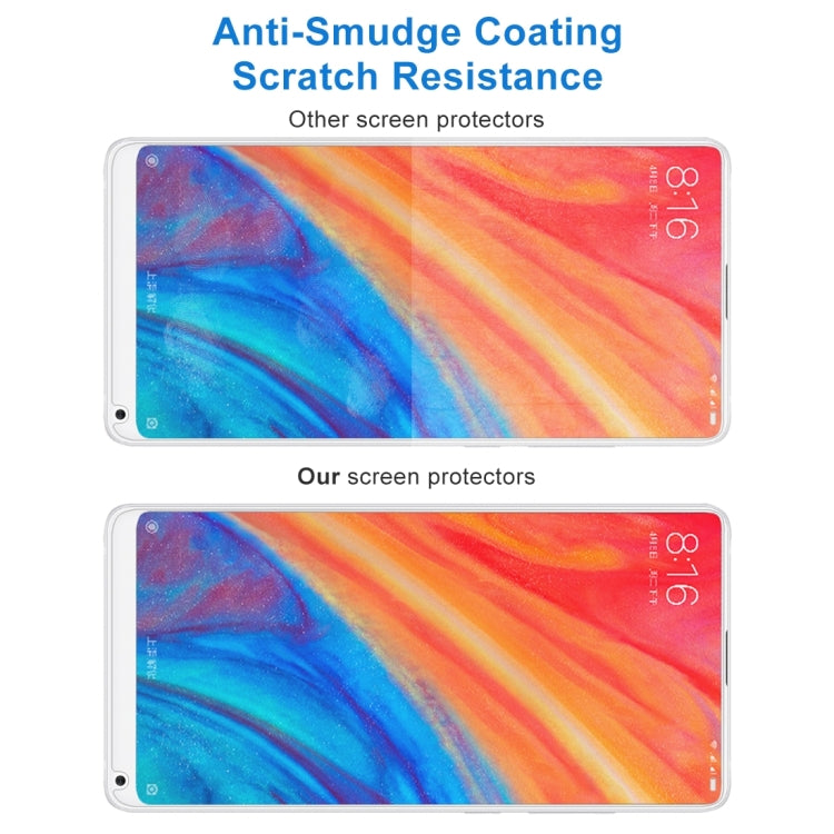 Tempered glass screen protector for Xiaomi Mi Mix 2s with anti-smudge and scratch resistance