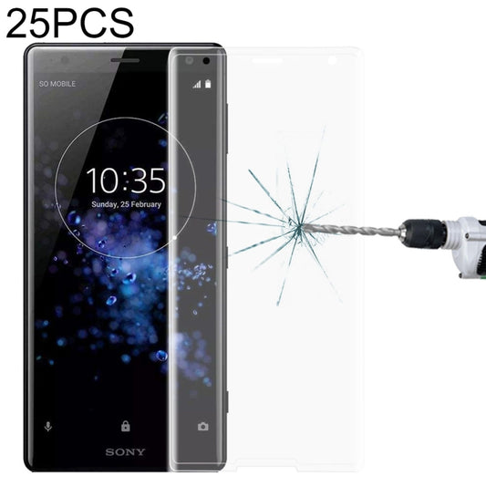25-pack tempered glass screen protector films for phone screens, clear