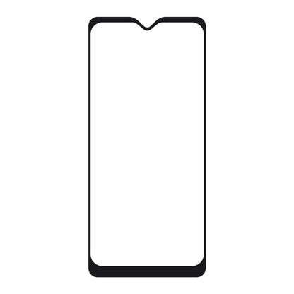 Tempered glass screen protector sheet with curved edges, blank front