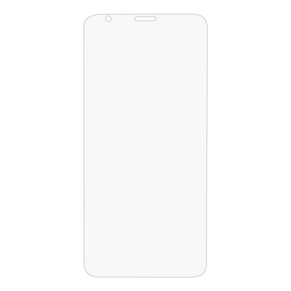 Clear tempered glass screen protector film for smartphone front, full-size coverage.