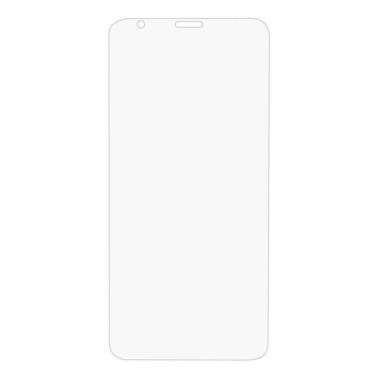 Clear tempered glass screen protector film with rounded 2.5D curved edges