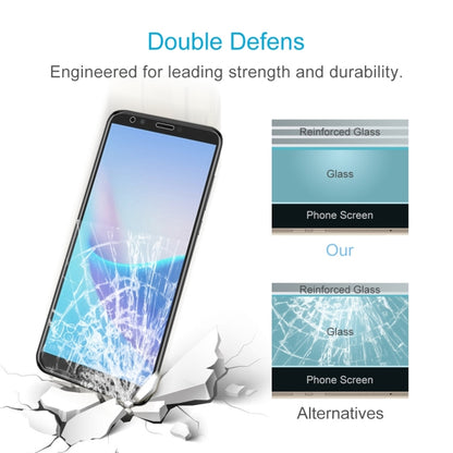 Tempered glass screen protector set with reinforced glass layer for phone screen