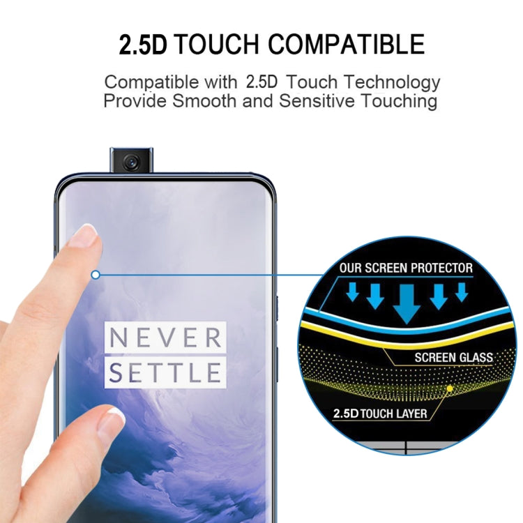 Tempered glass screen protector film with smooth touch surface for OnePlus 7 Pro