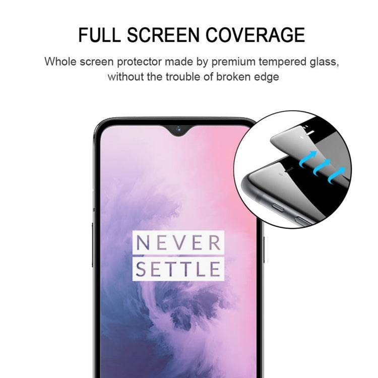 Tempered glass screen protector with full-screen curved-edge coverage