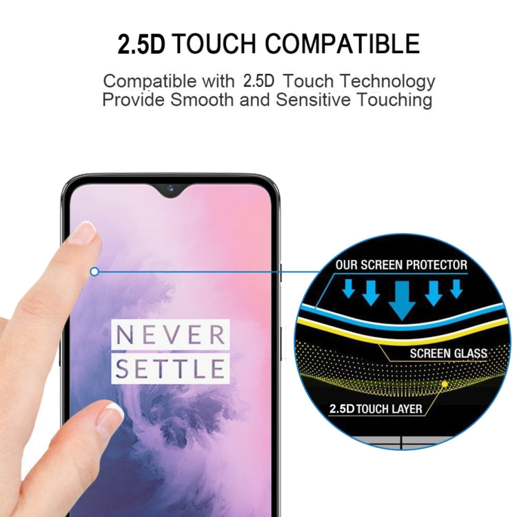 2.5D touch-friendly tempered glass screen protector with curved edges