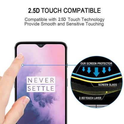 2.5D touch-friendly tempered glass screen protector with curved edges