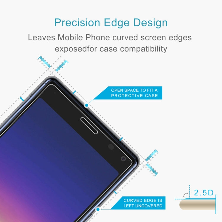 Tempered glass edge design showing uncovered curved phone screen corner