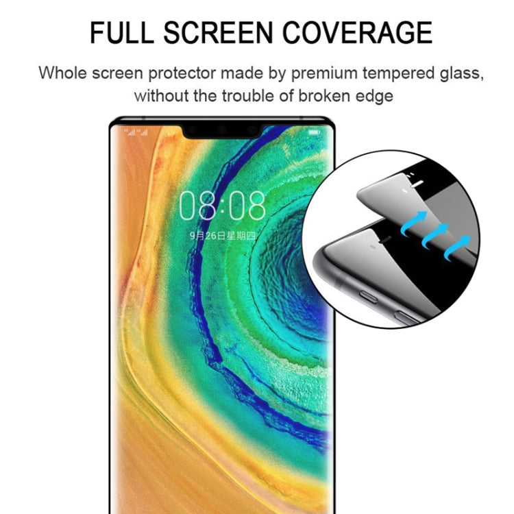Full-coverage curved tempered glass screen protector with curved edge fit