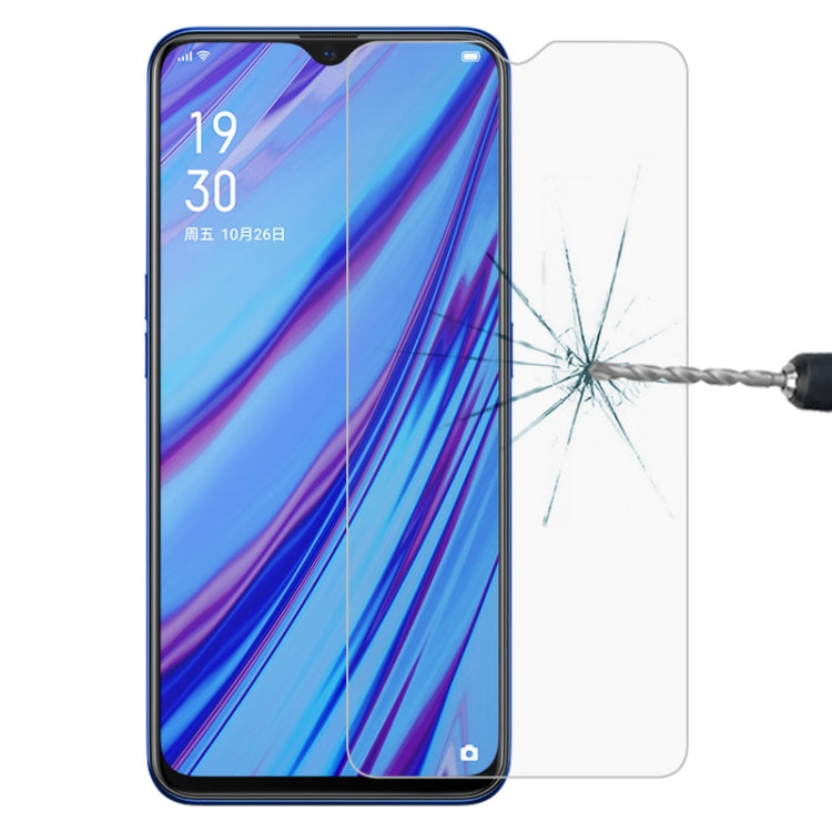 Tempered glass screen protector for OPPO A9 with 2.5D rounded edges, clear fit