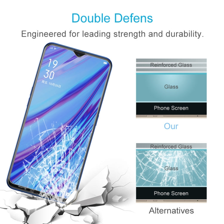 Tempered glass screen protector for OPPO A9 with reinforced glass layer protection design