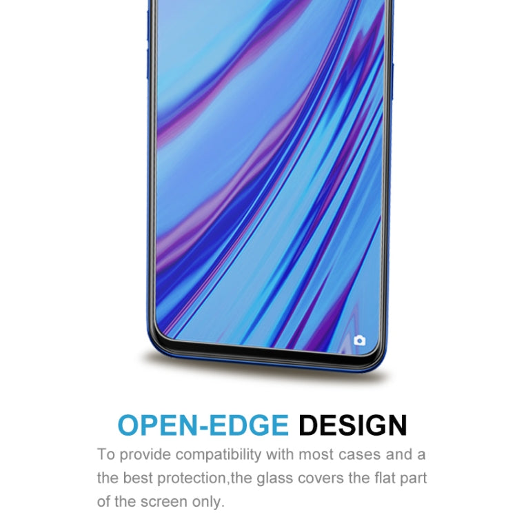 Tempered glass screen protector for OPPO A9 with open-edge design for phone case fit