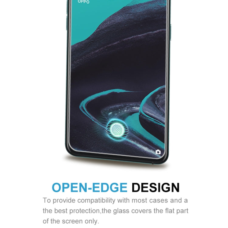 Close-up of smartphone edge with clear 2.5D tempered glass protector installed