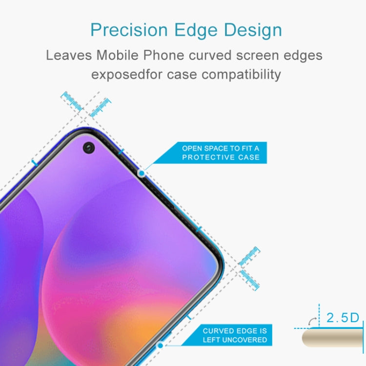 Curved 2.5D edge tempered glass screen protector film for phone display coverage