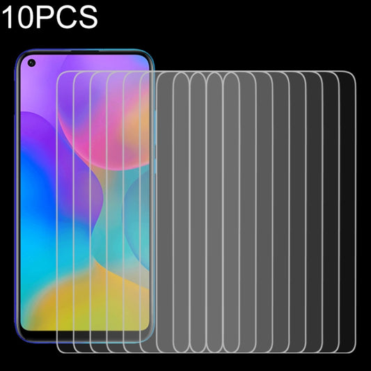 10-pack clear 2.5D tempered glass screen protector films with curved edges