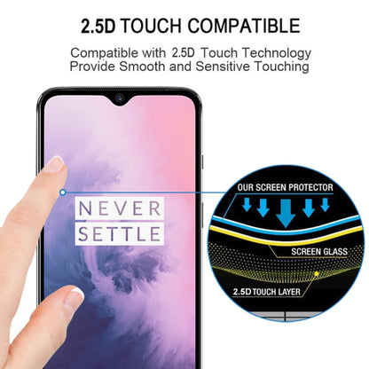 2.5D rounded tempered glass screen protector for smooth touch, clear full-coverage