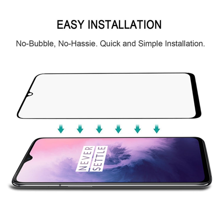 Easy installation tempered glass screen protector film for full coverage, clear