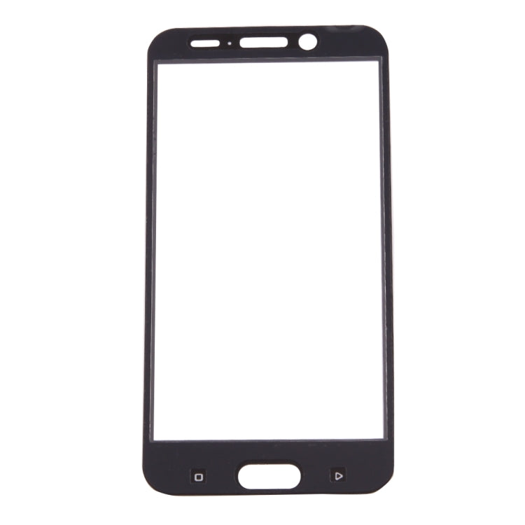 Black 2.5D curved tempered glass screen protector for HTC 10 evo, front fit shape