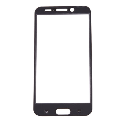 Black 2.5D curved tempered glass screen protector for HTC 10 evo, front fit shape