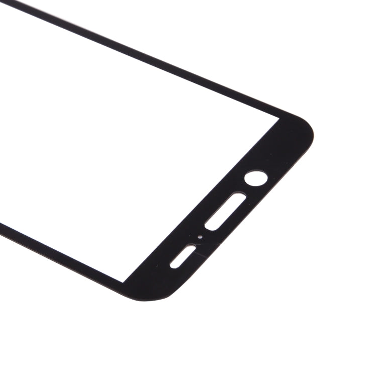 Black 2.5D curved tempered glass screen protector corner detail for HTC 10 evo