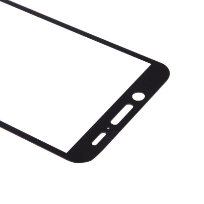 Black 2.5D curved tempered glass screen protector corner detail for HTC 10 evo
