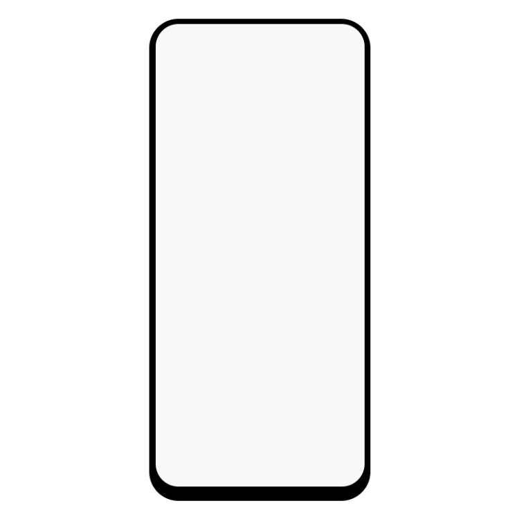 Tempered glass screen protector film with curved black edges for OPPO A52