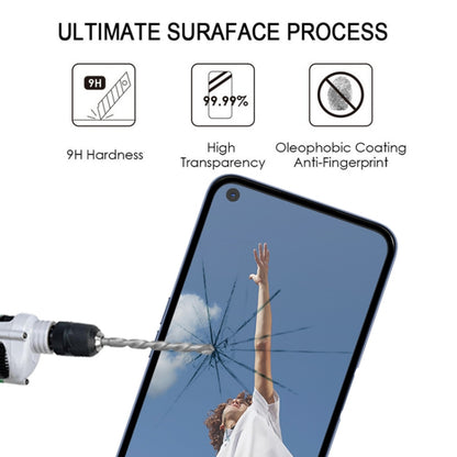 9H tempered glass screen protector showing impact and scratch resistance test