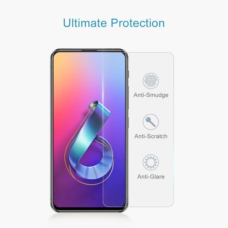 Tempered glass screen protector with anti-smudge, anti-scratch, and anti-glare protection.
