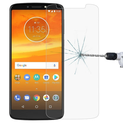 Tempered glass screen protector for Moto E5 Plus, clear front cover on phone
