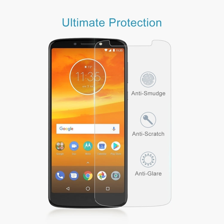 Tempered glass screen protector for Moto E5 Plus with anti-smudge, anti-scratch, anti-glare