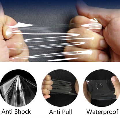 Soft TPU front screen protector film, anti-shock protective sheet.