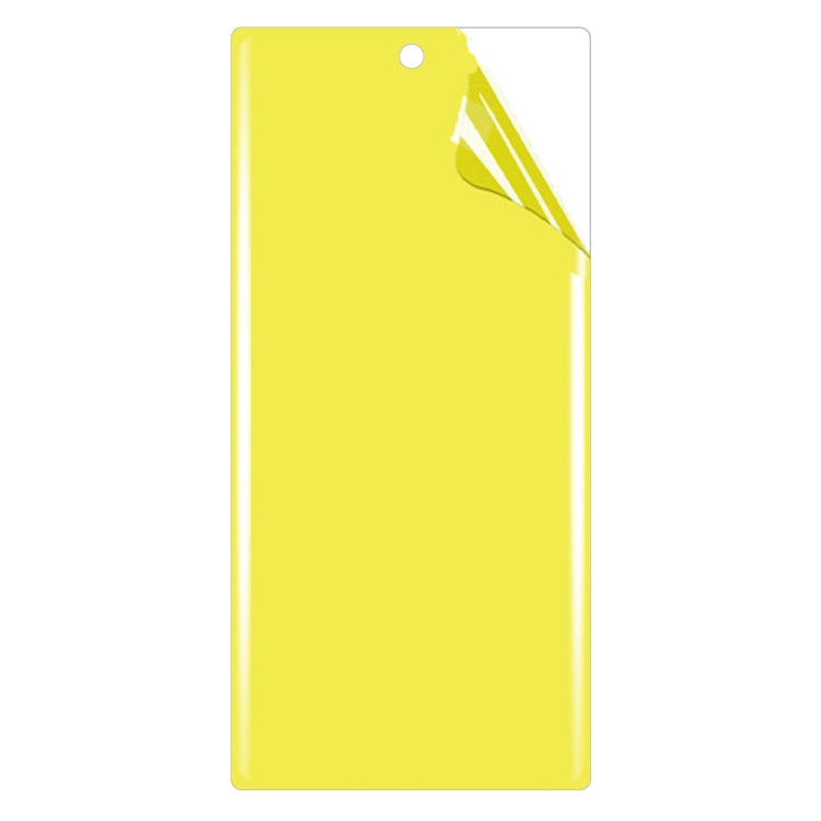 Yellow screen protector film sheet with full-face coverage shape