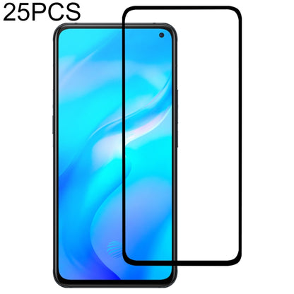Full cover tempered glass screen protector for smartphone, black edge frame