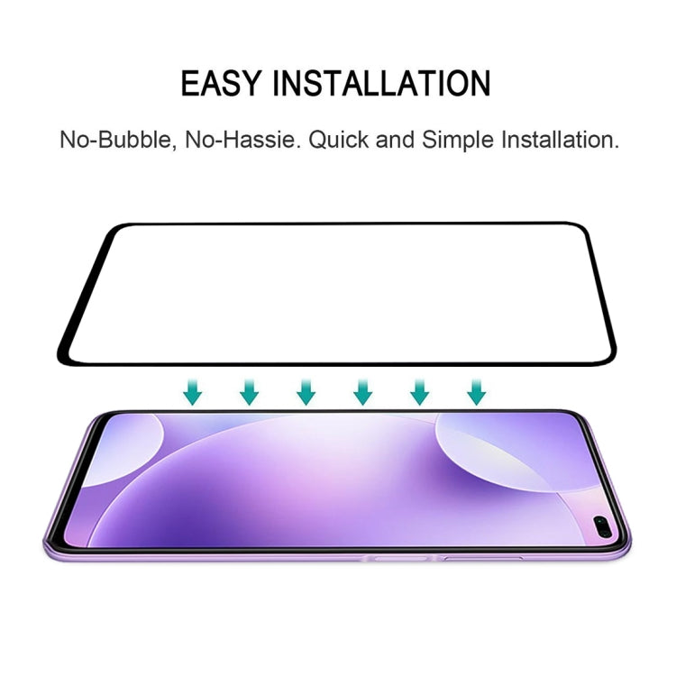Tempered glass screen protector for Xiaomi Redmi K30 with easy bubble-free install