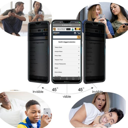 Anti-spy privacy screen protector with 45° visible and invisible viewing effect