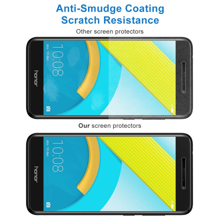 Anti-smudge, scratch-resistant tempered glass screen protector for Honor 6C Pro