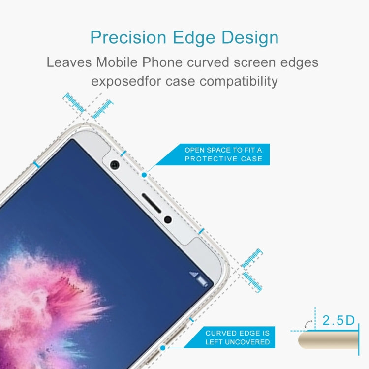 2.5D curved tempered glass screen protector with open-edge design for case compatibility
