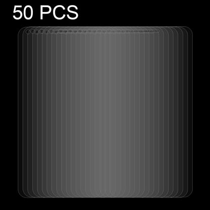 Set of 50 tempered glass screen protectors with rounded 2.5D curved edges