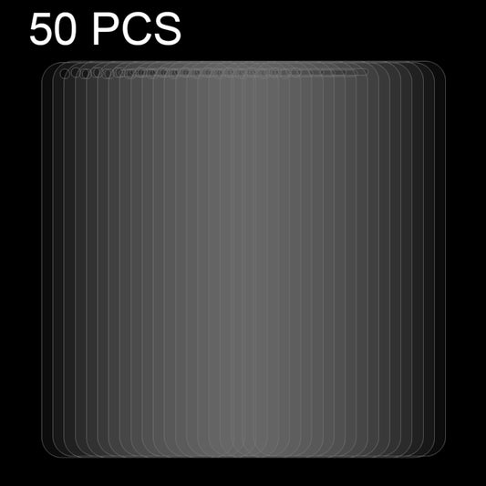 Set of 50 tempered glass screen protectors with rounded 2.5D curved edges