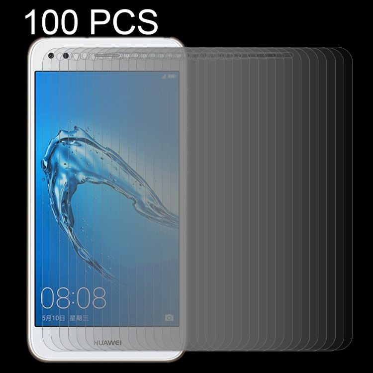 100-pack 2.5D tempered glass screen protectors for Huawei phone, curved edges
