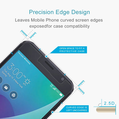 Tempered glass screen protector for Asus ZenFone V V520KL with 2.5D curved edge
