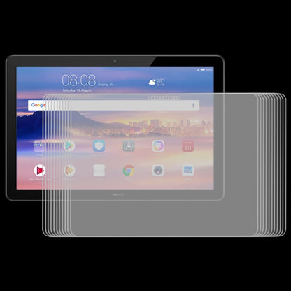 Tablet screen with stacked tempered glass films, clear full-cover protective sheet