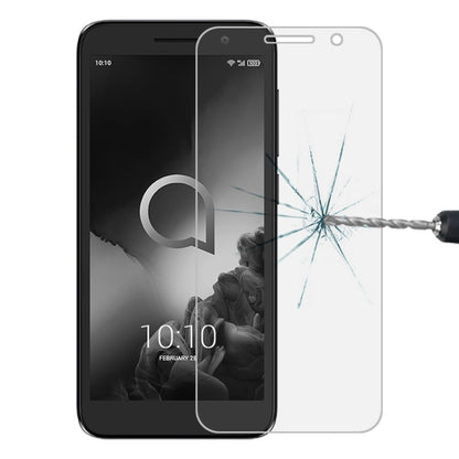 Tempered glass screen protector on dark smartphone, 2.5D curved edges
