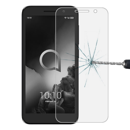 Tempered glass screen protector on dark smartphone, 2.5D curved edges