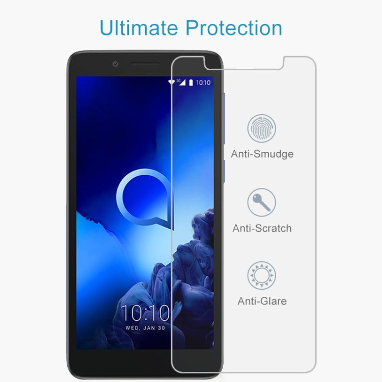 Tempered glass screen protector film with clear front coverage for phone